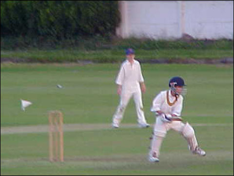 Simon Hanson hits the winning runs