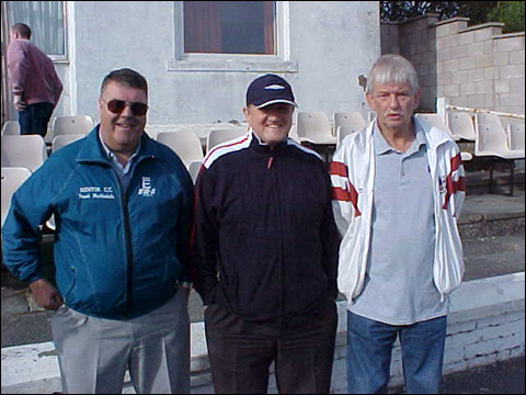 Frank Martindale, Eric Whalley and Rod Kenyon