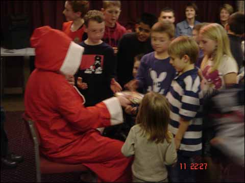 Santa at the club