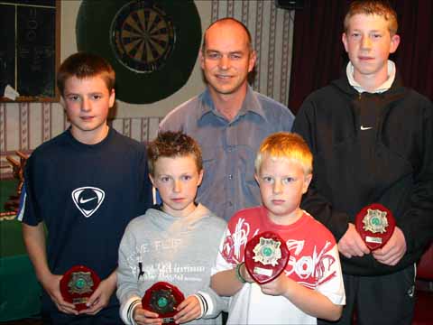 Graham with the Players of the Year