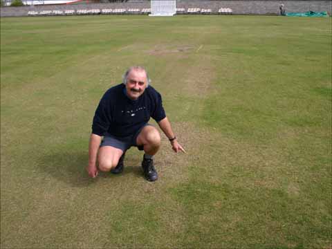 Ian and his new wicket