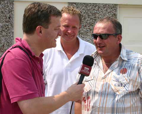 Phil with Mark and Trevor