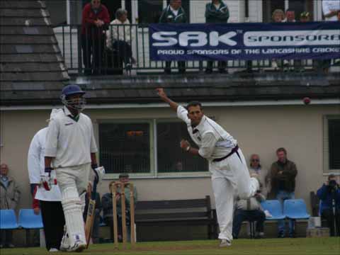 Nishit bowling