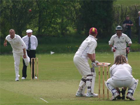 David Lloyd bowling