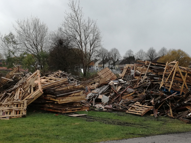 Building the bonfire