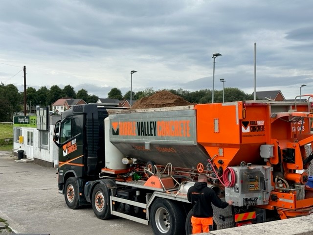 Concrete lorry