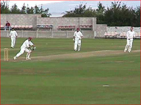 Martin Whittle batting