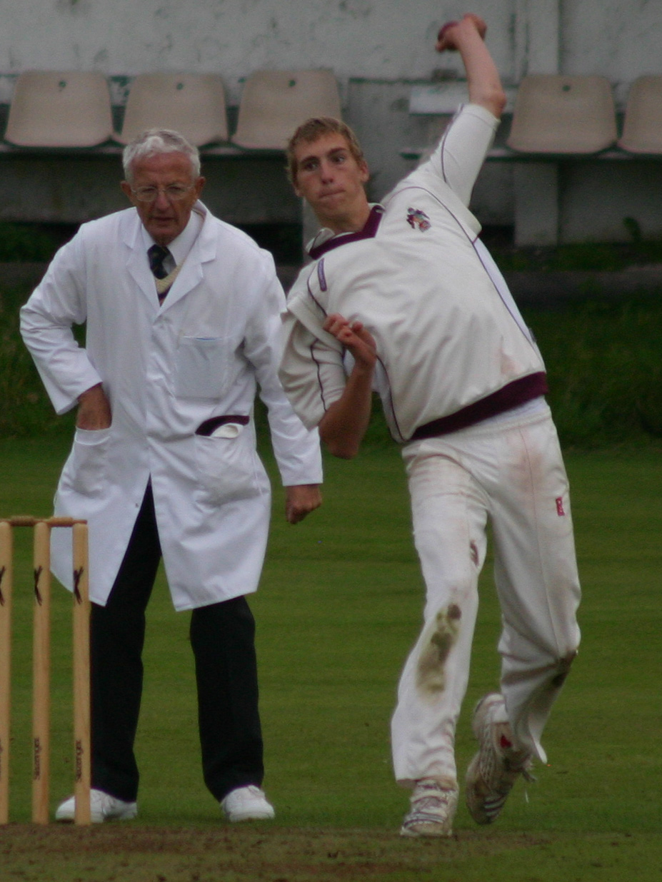 Toby bowling